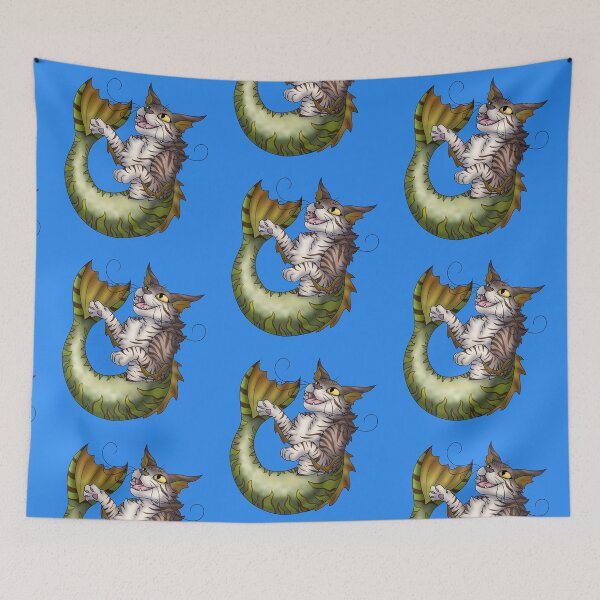 Item preview, Purrmaid: Chocolate Tabby designed and sold by spyroid101.