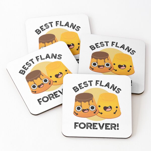 Item preview, Best Flans Forever Funny Friend Puns  designed and sold by punnybone.