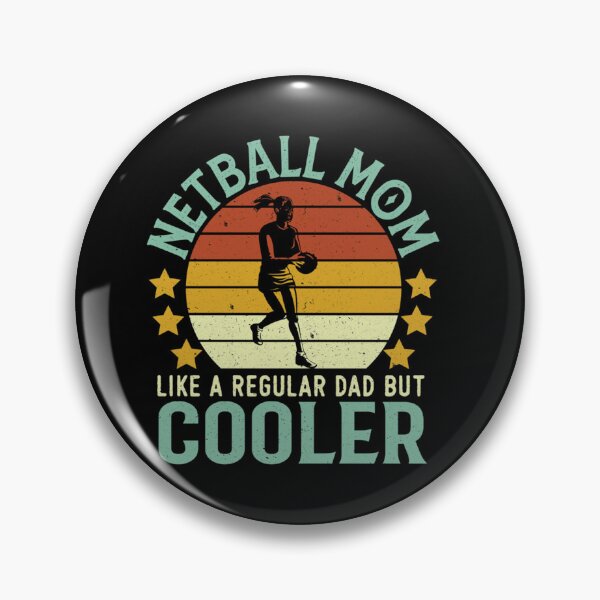 Item preview, Netball dad like a regular dad but cooler designed and sold by Ella38.