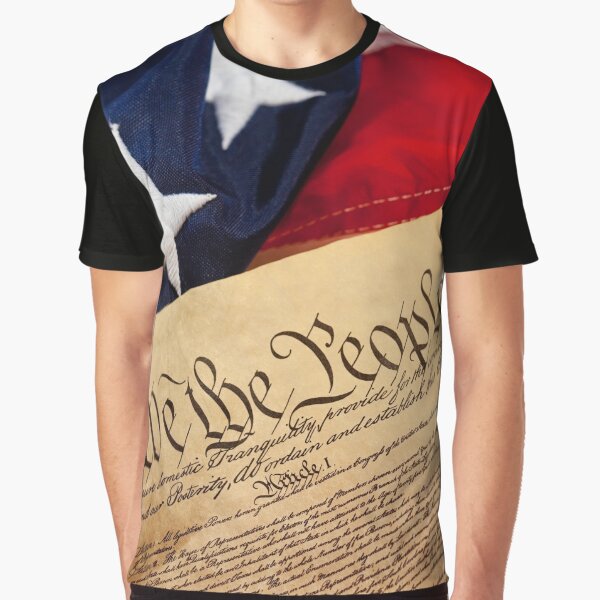 Item preview, Constitution: Overhead View of USA Constitution and Flag designed and sold by seanlockephoto.