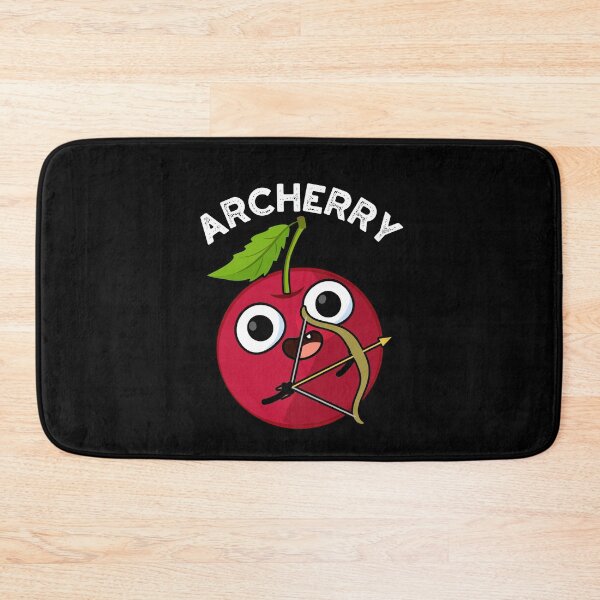 Item preview, Archerry Funny Cherry Puns (Dark BG) designed and sold by punnybone.