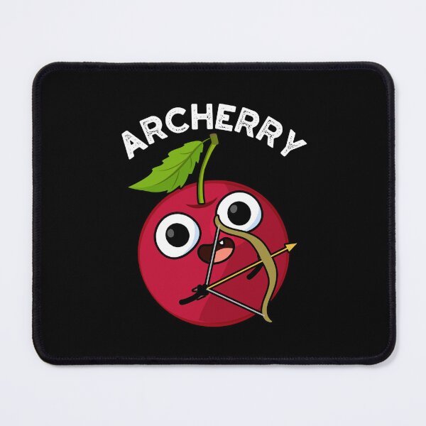 Item preview, Archerry Funny Cherry Puns (Dark BG) designed and sold by punnybone.