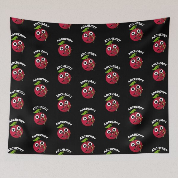 Item preview, Archerry Funny Cherry Puns (Dark BG) designed and sold by punnybone.