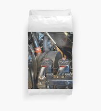 Detail of engine Duvet Cover