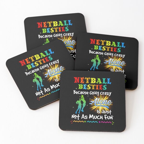 Item preview, Netball besties bacause going crazy  designed and sold by Ella38.