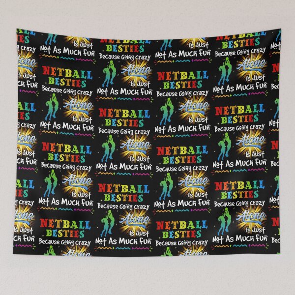 Item preview, Netball besties bacause going crazy  designed and sold by Ella38.