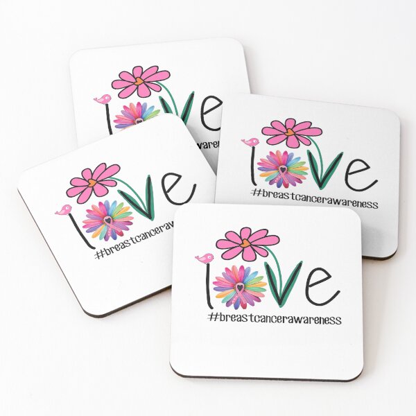 Item preview, Breast Cancer Love Hippie Flower Breast Cancer Awareness designed and sold by IleneDuBuque.