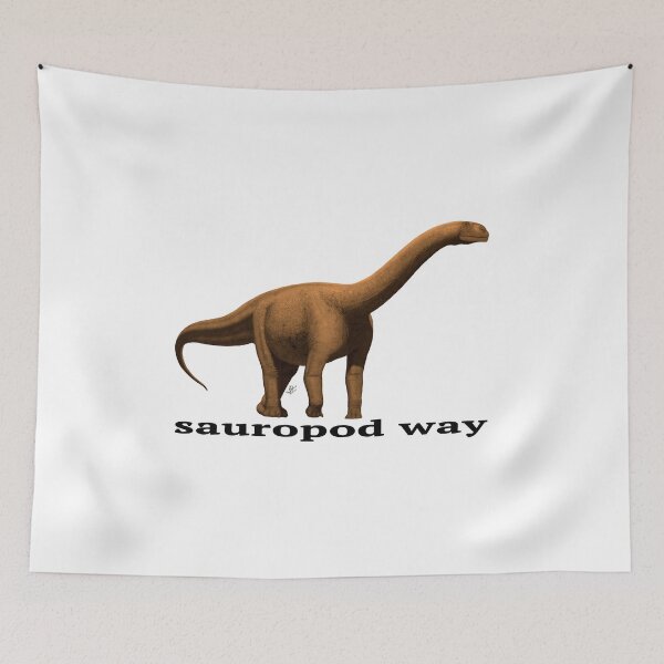 Item preview, Sauropod way orange designed and sold by paleoarteymas.