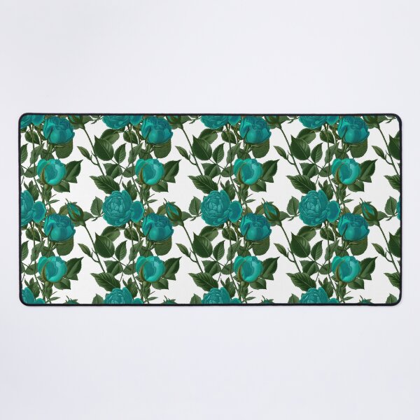 Item preview, Vintage Teal Roses designed and sold by anarchomommy.