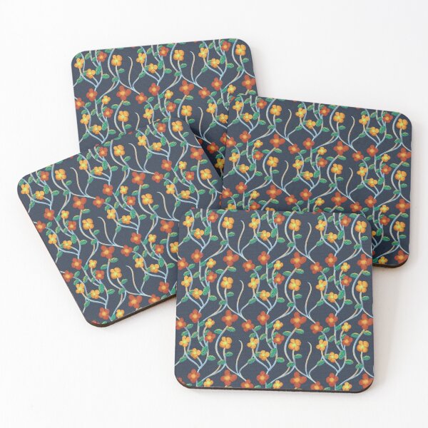 Item preview, flowers pola pattern designed and sold by amanjabal.