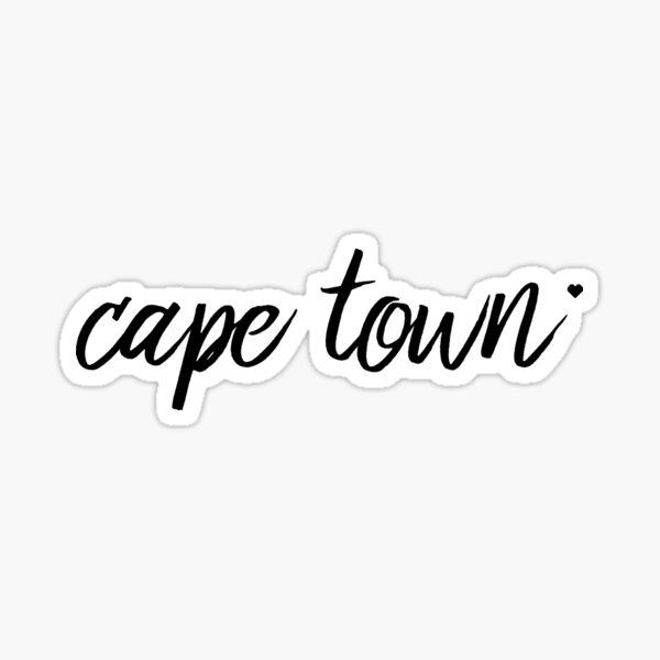 Cape Town Stickers Redbubble