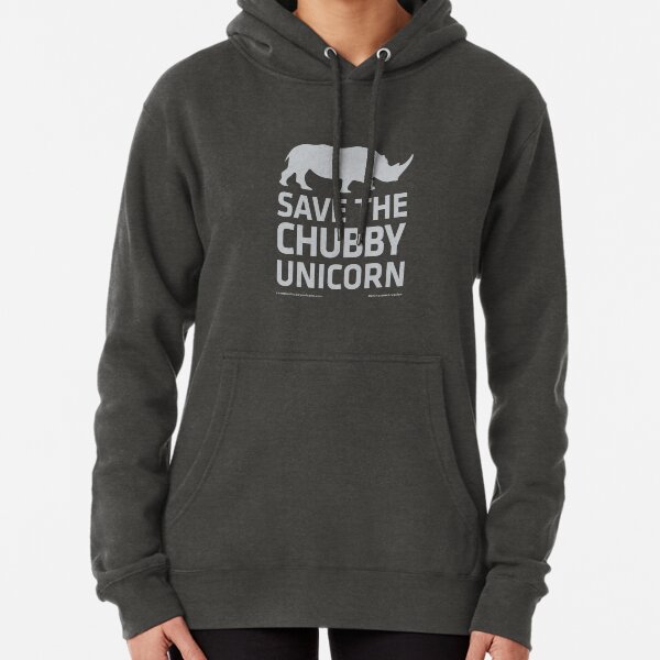 Item preview, Save The Chubby Unicorn - Grey designed and sold by Save The Chubby Unicorn #RhinoConservation.