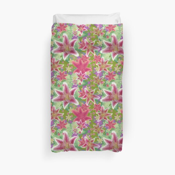Stargazer Lily Duvet Cover