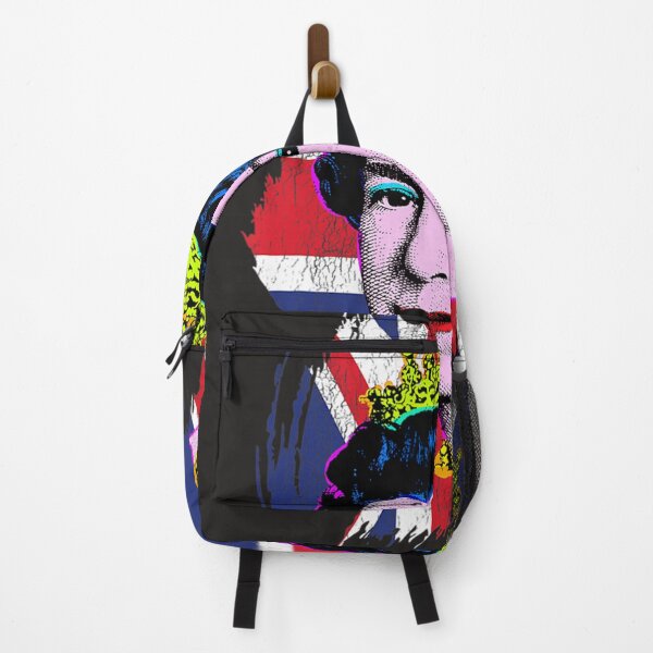 Item preview, British Queen Portrait Pop Art Union Jack Flag Queen of England designed and sold by bagenajayib.