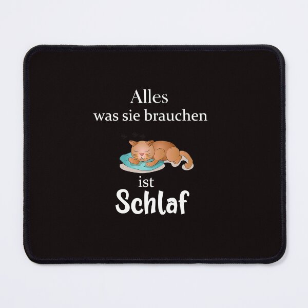 Item preview, All You Need is Sleep Funny Quote (German) designed and sold by karyalangit.