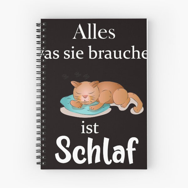 Item preview, All You Need is Sleep Funny Quote (German) designed and sold by karyalangit.