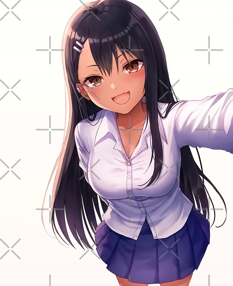 Nagatoro Hayase - The Sassy Waifu from Don't Toy with Me, Miss Nagatoro  anime and manga iPad Case & Skin for Sale by theUltZombie