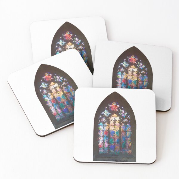 Item preview, Gothic Stained Glass Arch Window Church designed and sold by Dal Thibian.