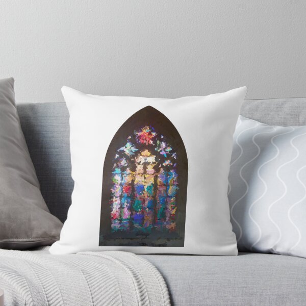 Item preview, Gothic Stained Glass Arch Window Church designed and sold by Dal Thibian.