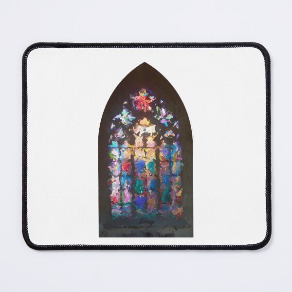 Item preview, Gothic Stained Glass Arch Window Church designed and sold by Dal Thibian.