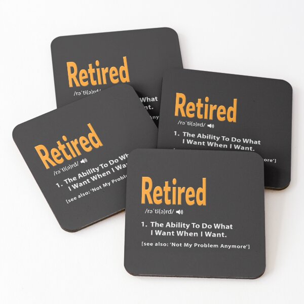 Item preview, Retired Definition  Fun Retirement Gag Gift  designed and sold by XimenaLawrence.