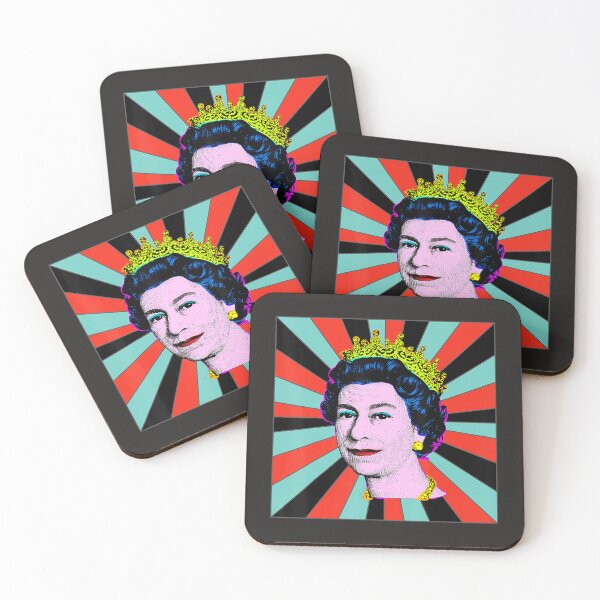 Item preview, British Queen Queen of England Retro Sun Queen  designed and sold by bagenajayib.