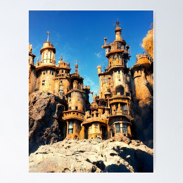 Item preview, Steampunk Desert City designed and sold by 6SCharlie.