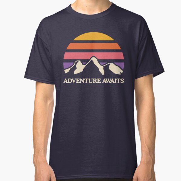 Adventure Awaits | Mountain Sun Classic T-Shirt