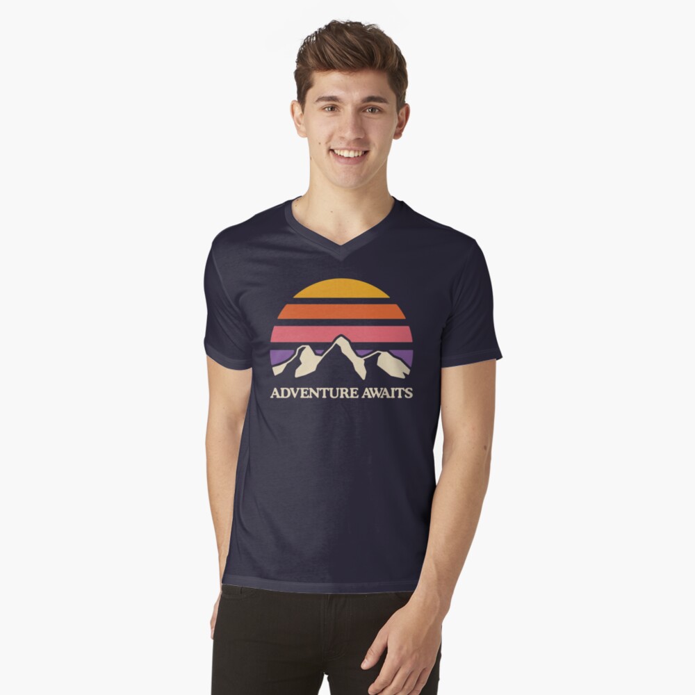 Item preview, V-Neck T-Shirt designed and sold by retroready.