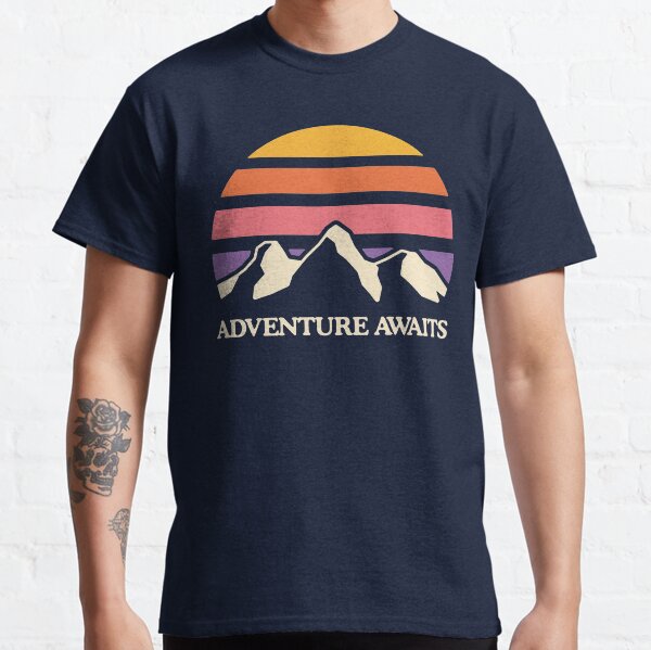 Item preview, Adventure Awaits | Mountain Sun designed and sold by retroready.