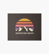 Adventure Awaits | Mountain Sun Art Board