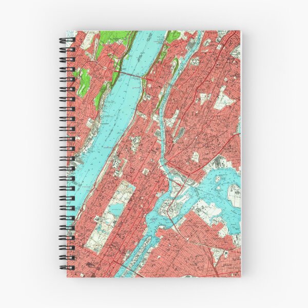Item preview, Vintage Map of Uptown Manhattan & The Bronx (1956)  designed and sold by BravuraMedia.