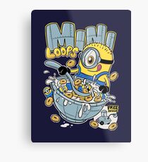 MINI LOOPS Metal Print
