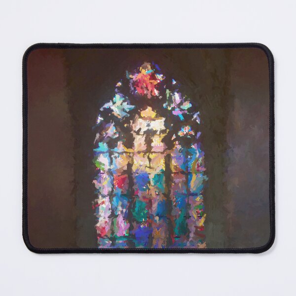 Item preview, Gothic Stained Glass Arch Window Church designed and sold by Dal Thibian.