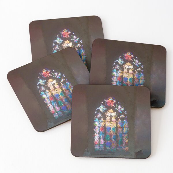 Item preview, Gothic Stained Glass Arch Window Church designed and sold by Dal Thibian.
