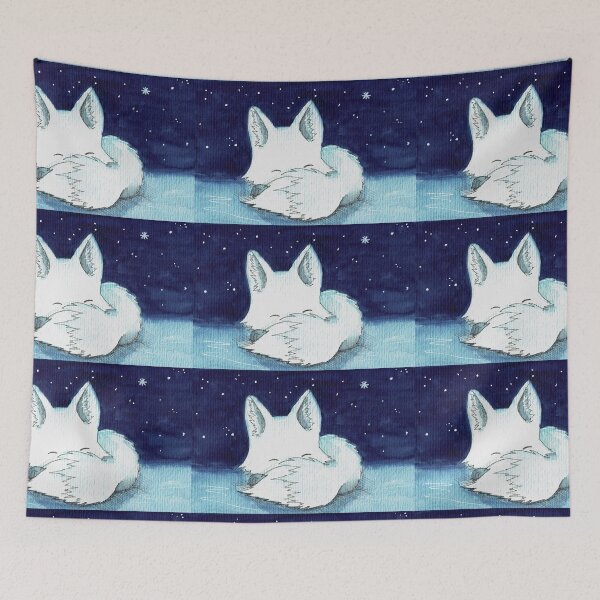 Item preview, weißer Fuchs designed and sold by Nekospencilart.