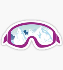 Ski Goggle Berg Icon Sticker