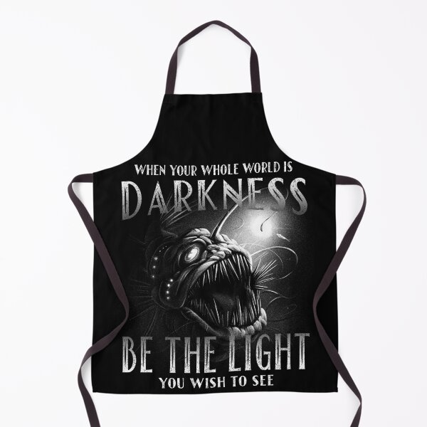 Item preview, Angler Fish When Your Whole World Is Darkness Be the light you with to see designed and sold by OtillieArt.