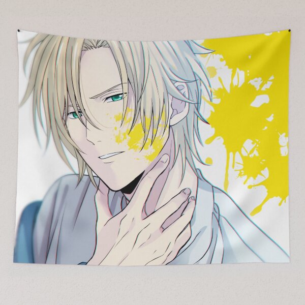 Item preview, Ash Lynx Banana Fish Artwork For Fan designed and sold by paolaxcarrot.