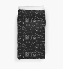 BTS-Gruppe (Schwarz) Bettbezug