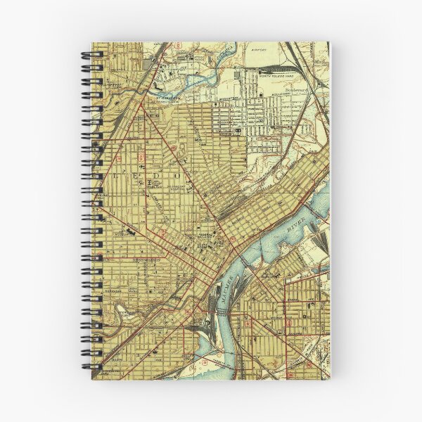 Item preview, Vintage Map of Toledo Ohio (1938) designed and sold by BravuraMedia.