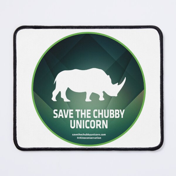 Item preview, Save The Chubby Unicorn at Dawn designed and sold by Save The Chubby Unicorn #RhinoConservation.