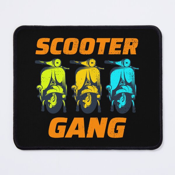Item preview, Scooter Rider Gang Scootering Motorbike Moped Bike designed and sold by CuteDesigns1.