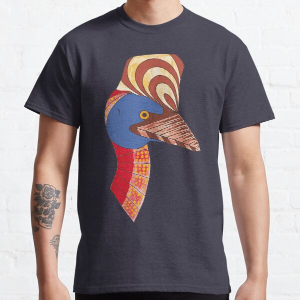Australian Aboriginal Art - Cassowary Classic T-Shirt