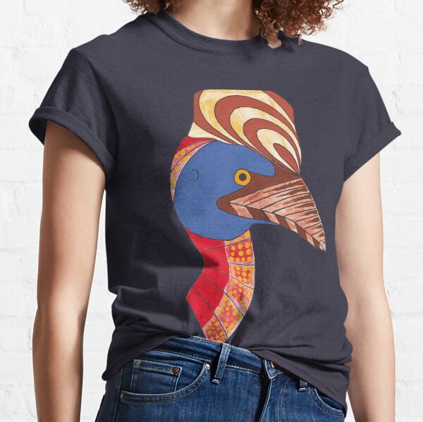 Australian Aboriginal Art - Cassowary Classic T-Shirt