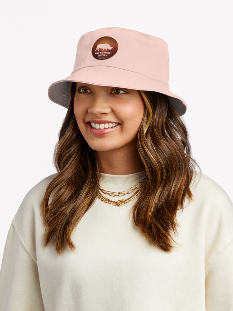 Alternate view of Save The Chubby Unicorn at Sunset Bucket Hat