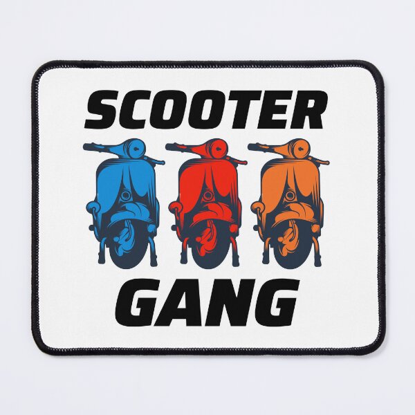 Item preview, Scooter Rider Gang Scootering Motorbike Moped Bike designed and sold by CuteDesigns1.
