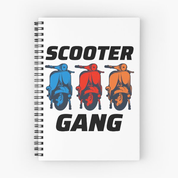 Item preview, Pandilla de motociclistas Scootering Motocicleta Ciclomotor Bicicleta designed and sold by CuteDesigns1.