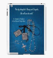 Rosary and Scapular prophesy iPad Case/Skin