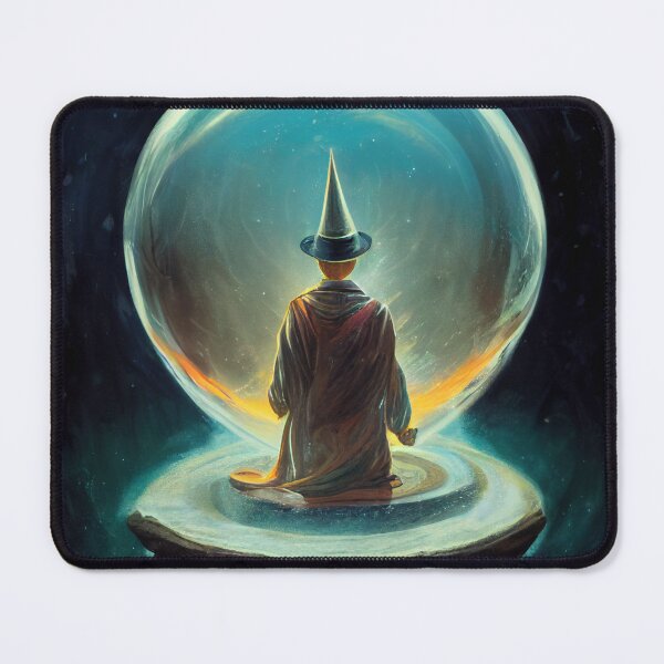 Item preview, Wizard Pondering an Orb designed and sold by DirtyBirdLad.